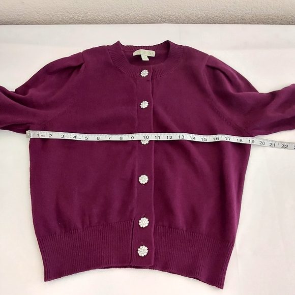 Ryegrass Buttons Rhinestone Sweater - Picture 8 of 8